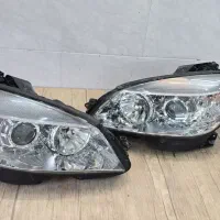 چراغ بنز c200 مدل ۲۰۰۸ ۲۰۰۹ جفت لامپی