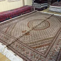 فرش جفت ۹ متری ماهی گل ابریشم تبریز|فرش|تهران, سلسبیل|دیوار