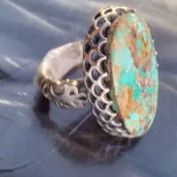 انگشتر نقره مردونه کار دست