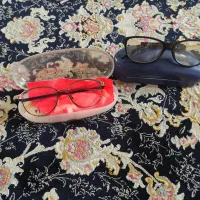 دو عدد عینک با کیفیت بدون خط خش