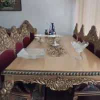 ویترین میز ناهار خوری و مبلمان کله شیری اصل