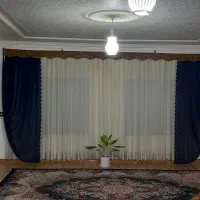 باکس و میز تلوزیون شال پرده