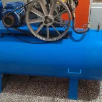 پمپ باد 500 لیتری خوابیده کمپرسور 500
