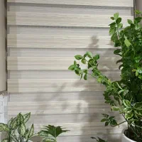 پرده پذیرایی و اتاق و آشپزخانه
