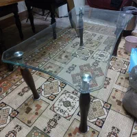 میز شیشه ای پذیرایی
