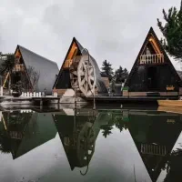اجاره کلبه سویسی جکوزی دریاچه (ریاضی فر )