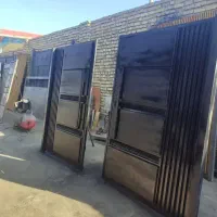 درب فلزی آهنی باغ باغی ویلایی *حیاطی فورژه
