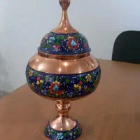 شکلات خوری مسی و سینی میناکاری