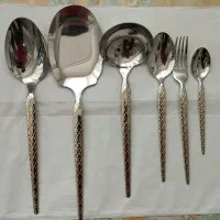 جدیدترین سرویس غذاخوری نقره طلایی