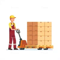 کارگر برای کار در انبار