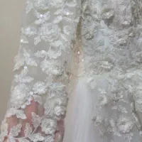 لباس عروس دانتل برجسته