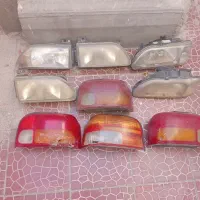 چراغ جلو وعقب  پراید در حد نو