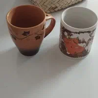 دوتا ماگ بزرگ حرارتی و ساده سالم ۲۵۰