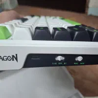 کیبورد بی سیم Redragon EISA MAX K686 WBG RGB