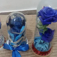 گل رز شیشه ای