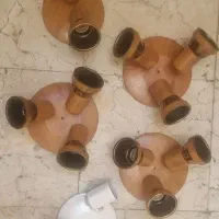 پایه چراغ سقفی ۳ شعله و ۲ شعله