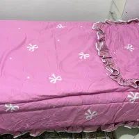 یک جفت روتختی کش دار یک نفره نخ پنبه نوعه نو
