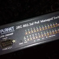 سوئیچ شبکه ۲۸ پورت مدیریتی (۲۴ پورت PoE) برند پلنت