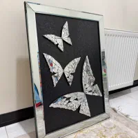 تابلو پروانه اینه ای