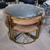 صندلی فلزی کافه نهار رستوران ناهارخوری مدل استیل