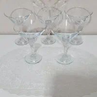 بستنی خوری گیلاس جام پیرکس شیشه ای