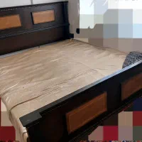 تخت خواب تمام چوب