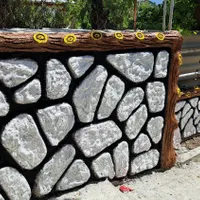 اجرای نمای سیمان و سنگ