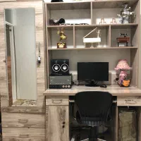 میزکامپیوتربه همراه کمد وجاکتابی
