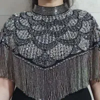 رودوشی سنگ دوزی شده