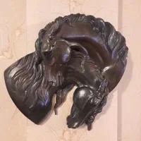 تابلو کله اسب پلی استر کار خودم نو