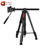 سه‌پایه حرفه‌ای دوربینKingjoyVT-890H6مستحکم و روان