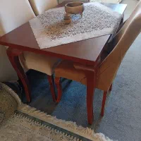 میز ناهار خوری چهار نفره .کمد لباس
