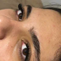 مدل برای اکستنشن مژه برای عکاسی