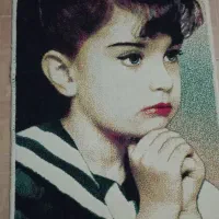 تابلو فرش دخترانه تمیز سالم ۹۴در۵۷ سانت