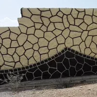 اجرای سیمانبری طرح سنگ و چوب