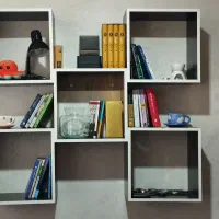 قفسه و کتابخانه ی دیواری MDF