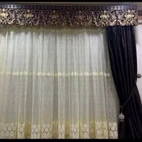 پرده عرض دومتر مناسب پنجره های کوتاه