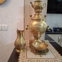 سماور برنجی طرح هخامنشی