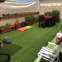 گرینوال و فنس برگی و چمن درجه یک با نصب آسان