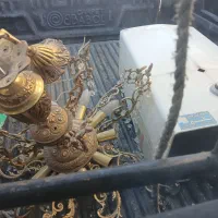 فروش لوستر آبکاری و آبگرمکن کاملا سالم بوتان