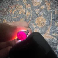 انگشتر یاقوت طبیعی بدون بهسازی