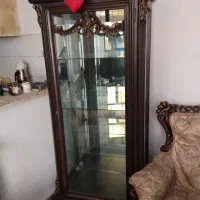 بوفه ویترین سالم در حد چوب راش