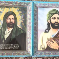 تمثال حضرت محمد و امام علی
