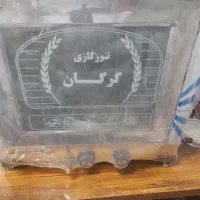 یک تنور گازی جفت سینی استیل  نو نو