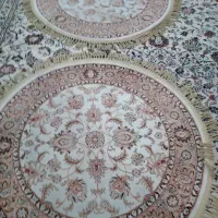 یک جفت  پادری ابریشمی  وفرش ۶متری ماشینی