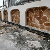 نما رومی، سیمانکاری ساده، بازسازی نماهای فرسوده