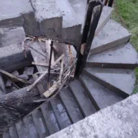 پله گرد بتنی|خدمات پیشه و مهارت|رودبار, |دیوار