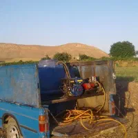 سمپاشی باغ انگورودرخت