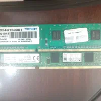 دو عدد رم ۴ گیگ ddr3