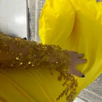 لباس مجلسی زرد